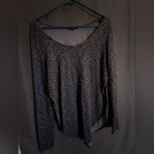 Ambiance Heather Gray Long Sleeve Top